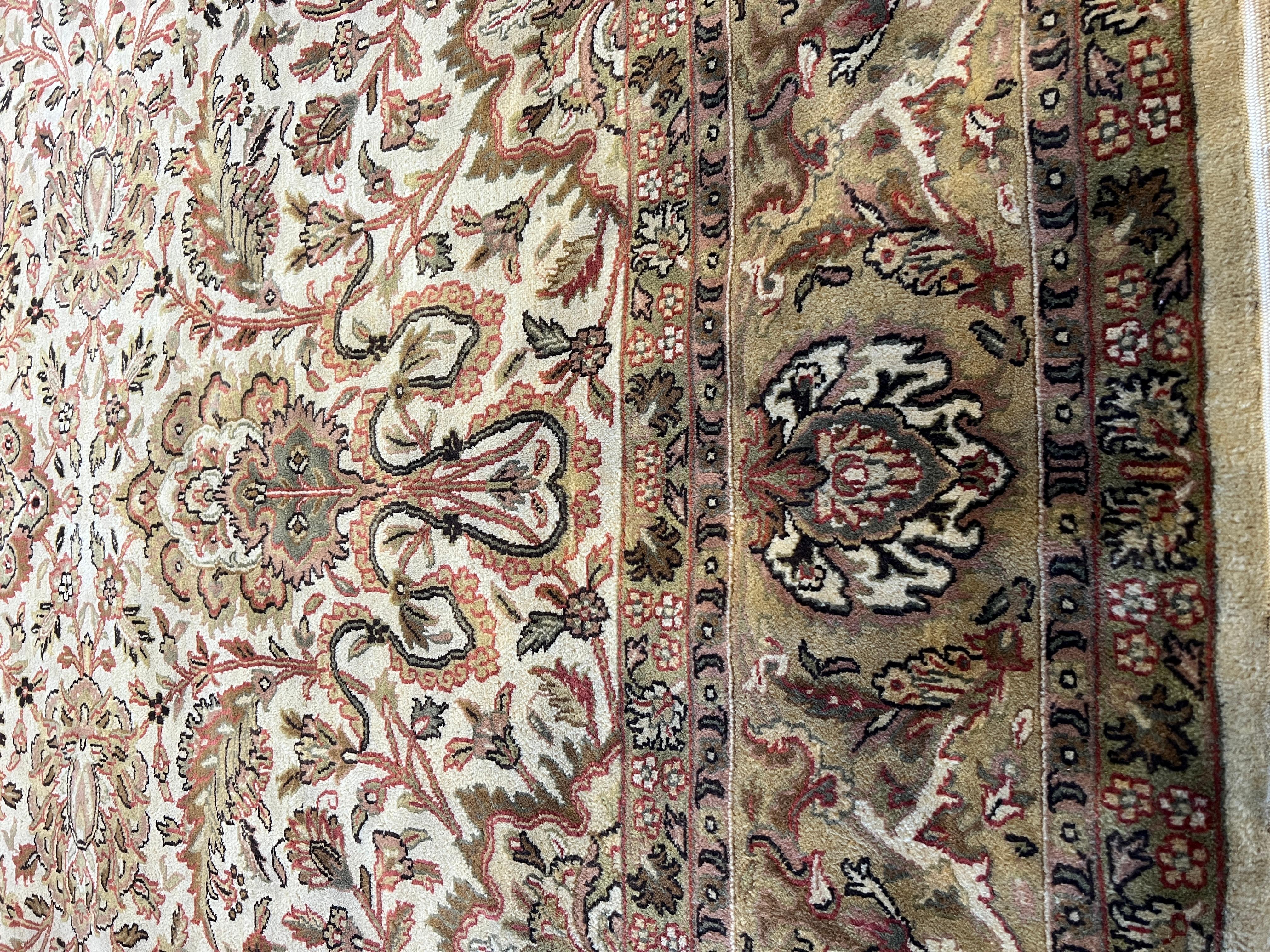 Tappeto Persiano Design/One Beige Floreale 9'x12 in vendita 3
