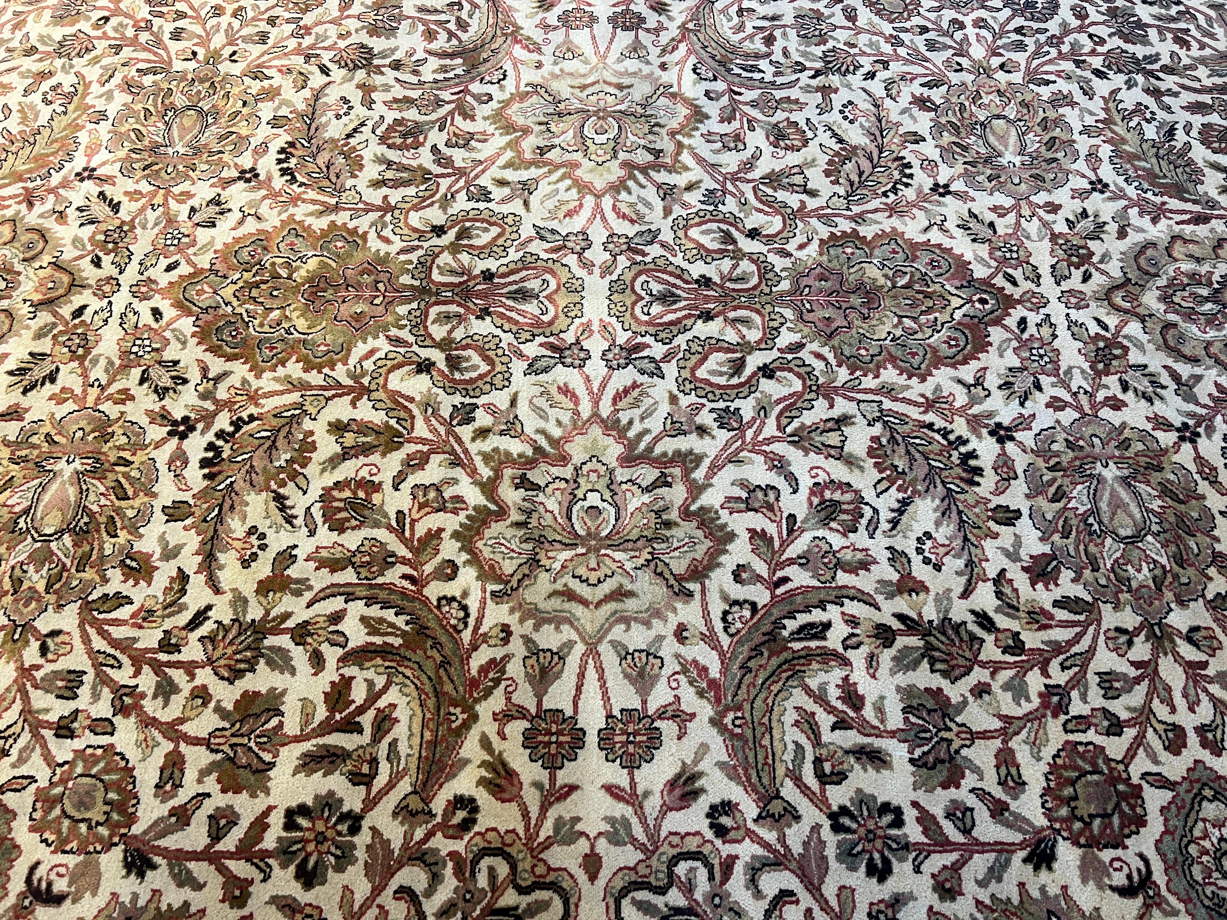 Tappeto Persiano Design/One Beige Floreale 9'x12 in vendita 4