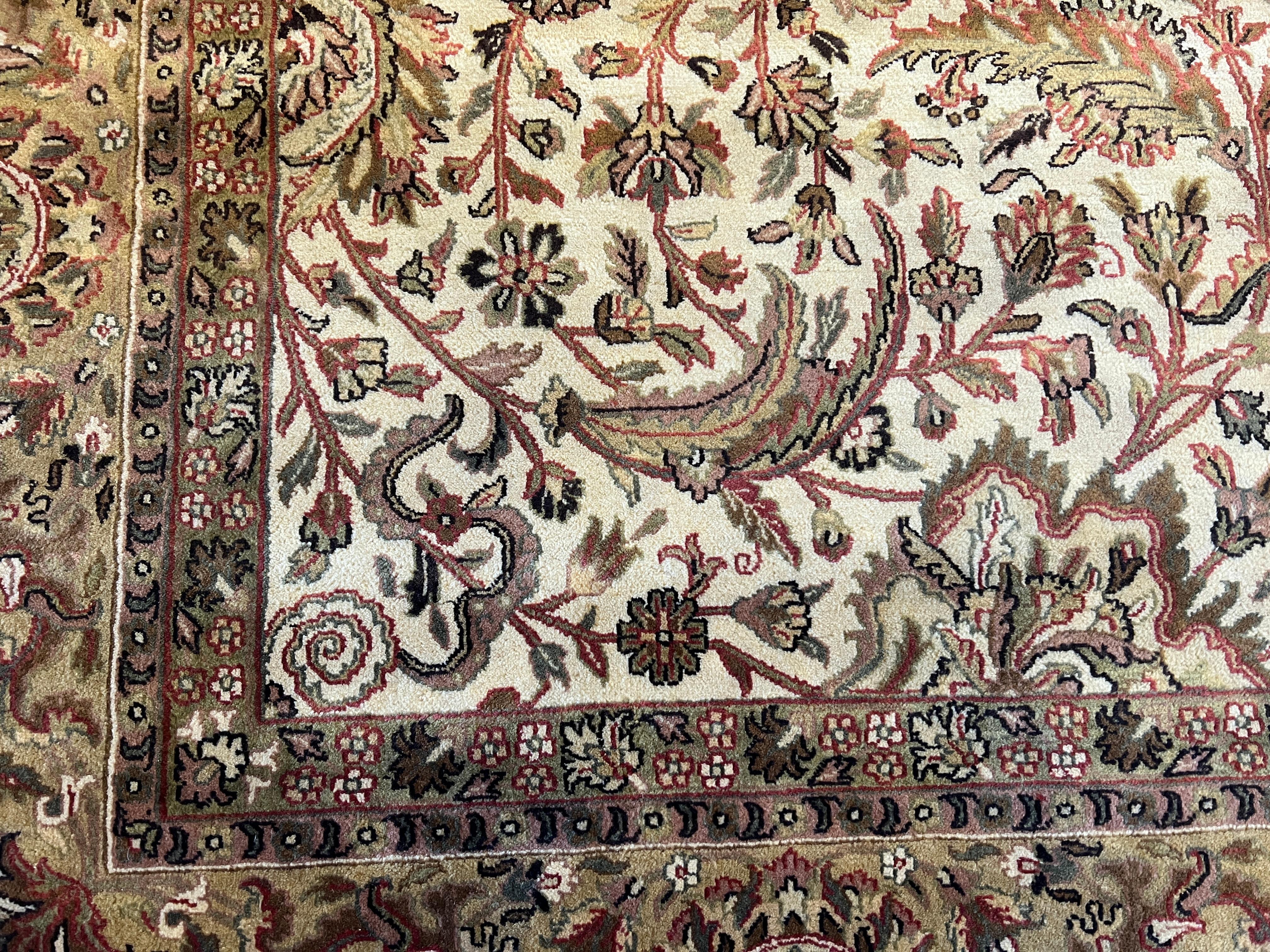 Tappeto Persiano Design/One Beige Floreale 9'x12 in vendita 1