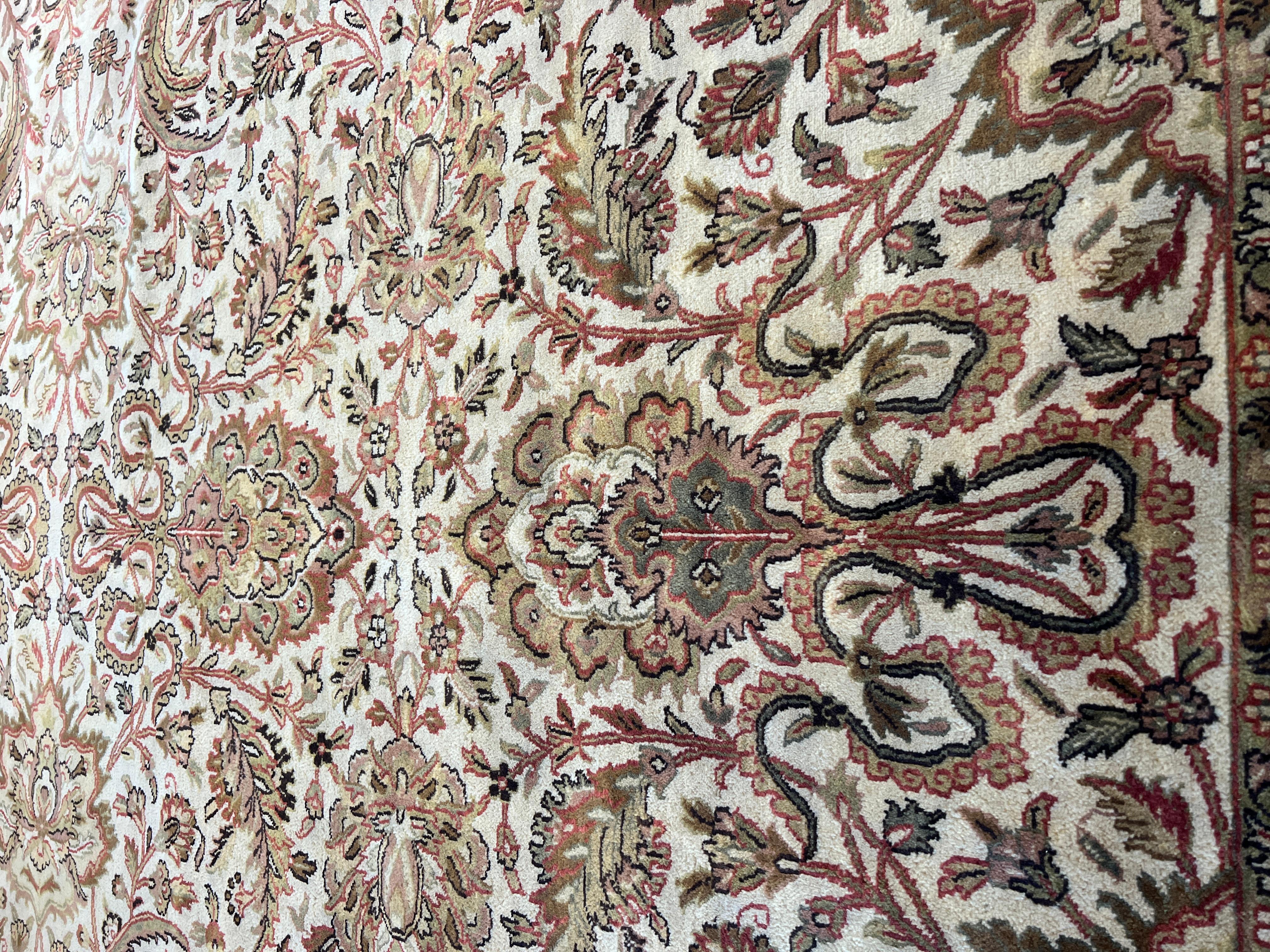 Tappeto Persiano Design/One Beige Floreale 9'x12 in vendita 2