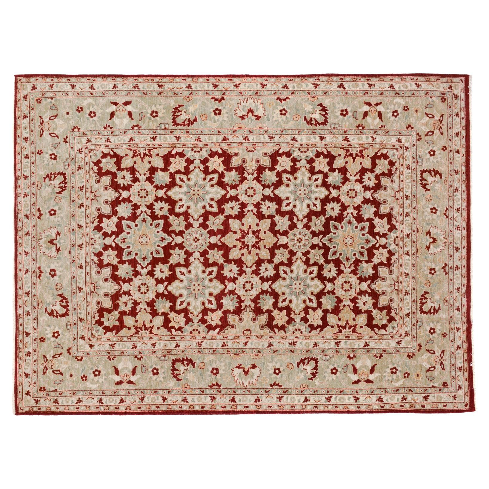 9'x12' Persian Design Reds Floral Rug