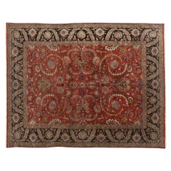 9'x12' Persian Design Reds Floral Rug