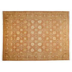 9'x12' Persian Design Tan Floral Rug