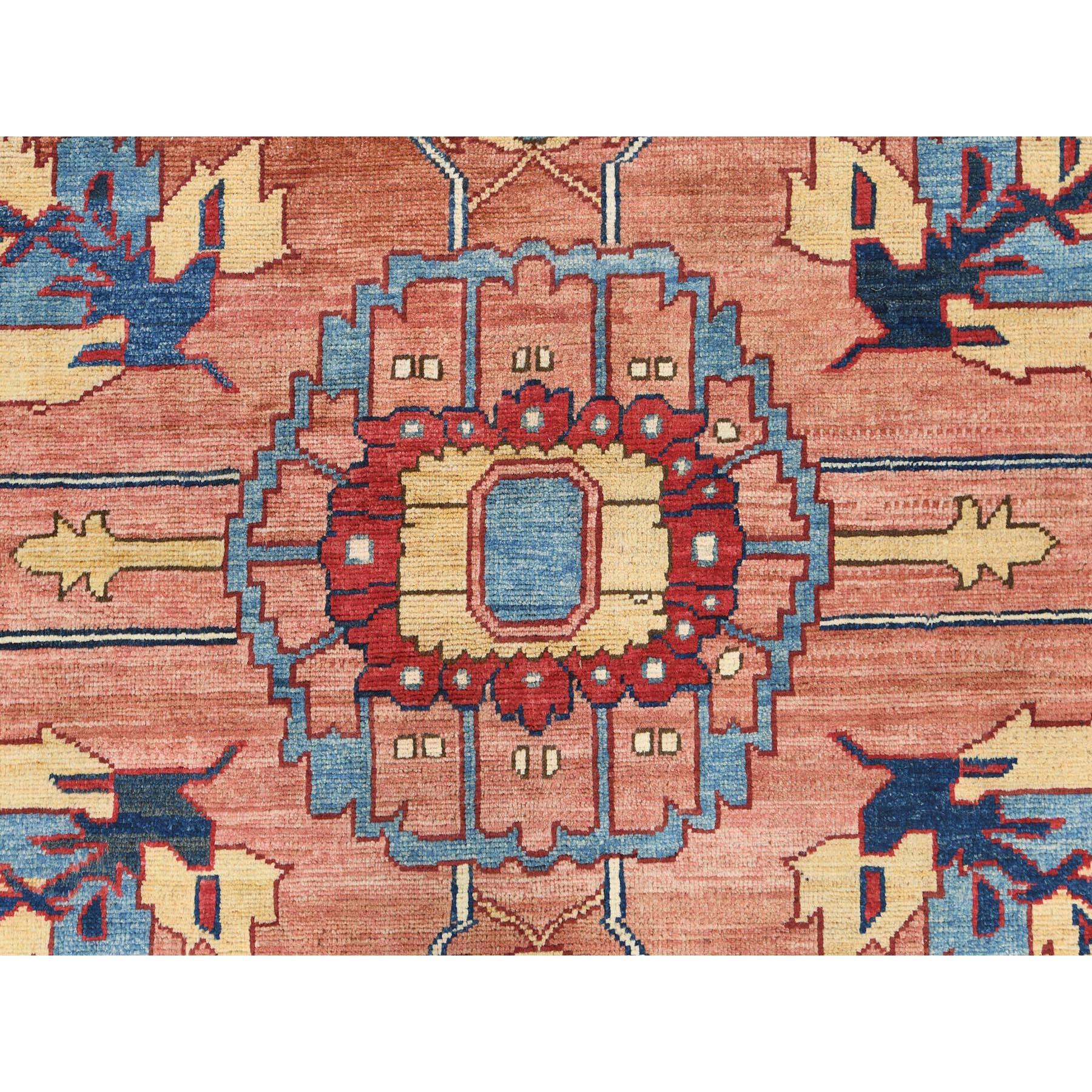 Alfombra afgana roja Peshawar de 9'x12' con diseño de campo abierto Lana natural anudada a mano en venta 2