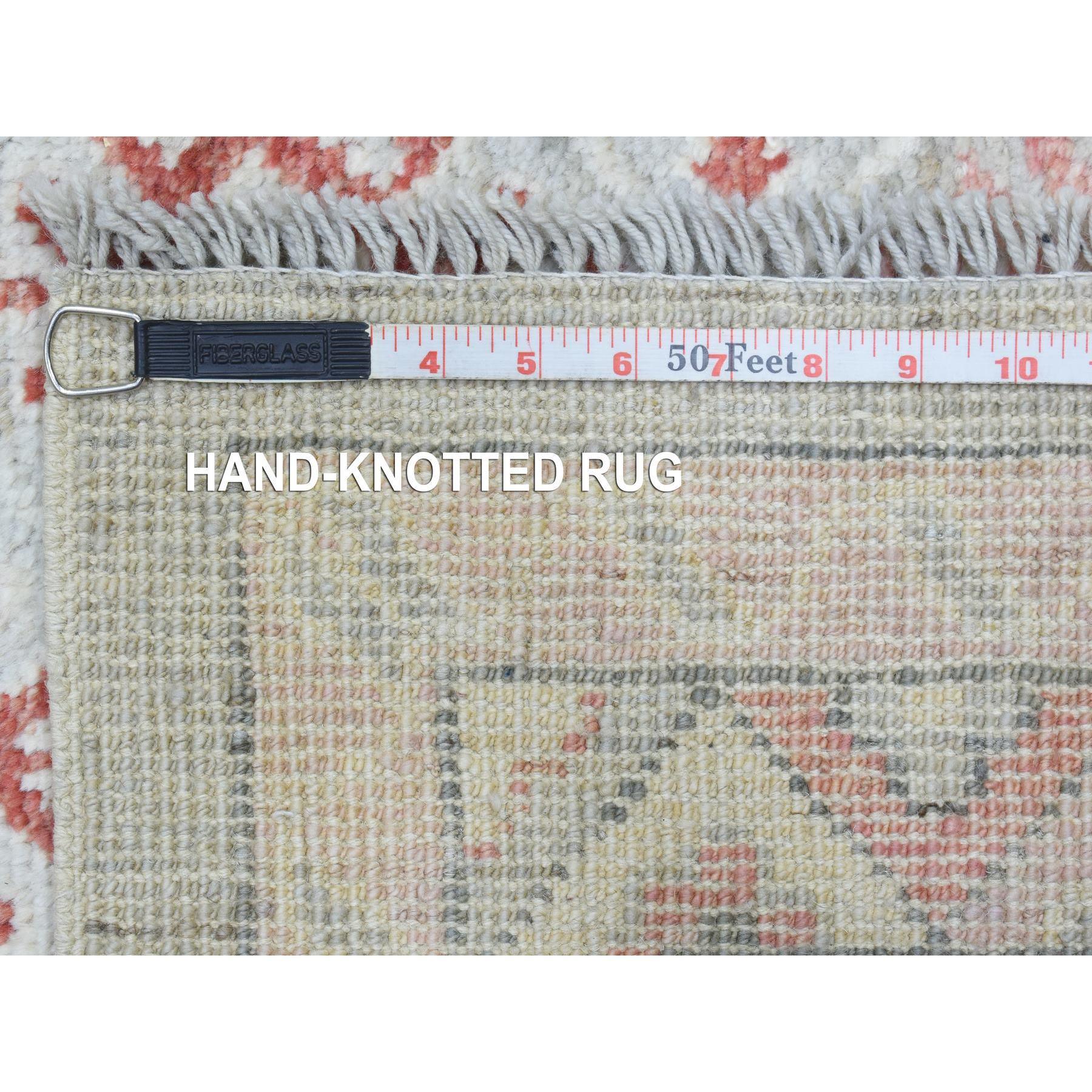 9'x12' Red Anatolian Village Inspired Style Soft Wool Hand Knotted Rug For Sale 5