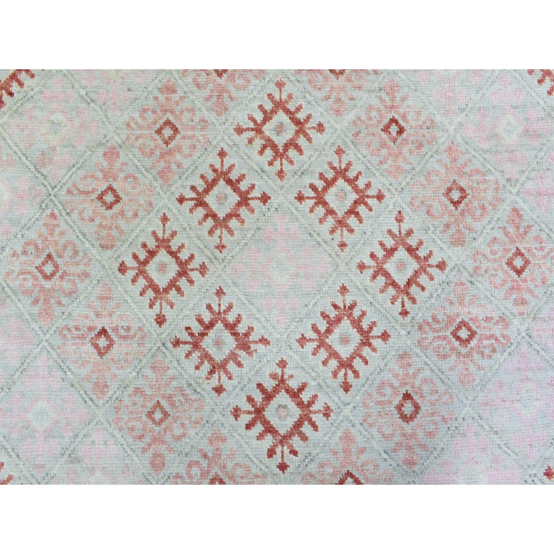 9'x12' Red Anatolian Village Inspired Style Soft Wool Hand Knotted Rug For Sale 2