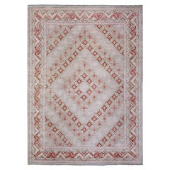 9'x12' Red Anatolian Village Inspired Style Soft Wool Hand Knotted Rug