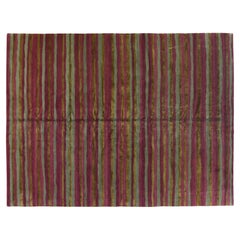 9x12 Raya roja con detalles dorados y amarillos