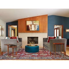 9'x12' Rich Red, Hand Knotted Afghan Ersari, Pure Wool Oriental Rug