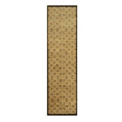 9x12 Sophisticated Nadia Beige Geometric Modern Hand Knotted Wool Carpet Rug