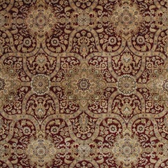 Traditional Handwoven Vegetable-Dyed Mughal Style Indo Rug