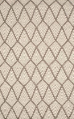 9x12 Trendy Diamond Gray Kilim Modern Flachgewebte Wolle Zimmer Größe Teppich Teppich