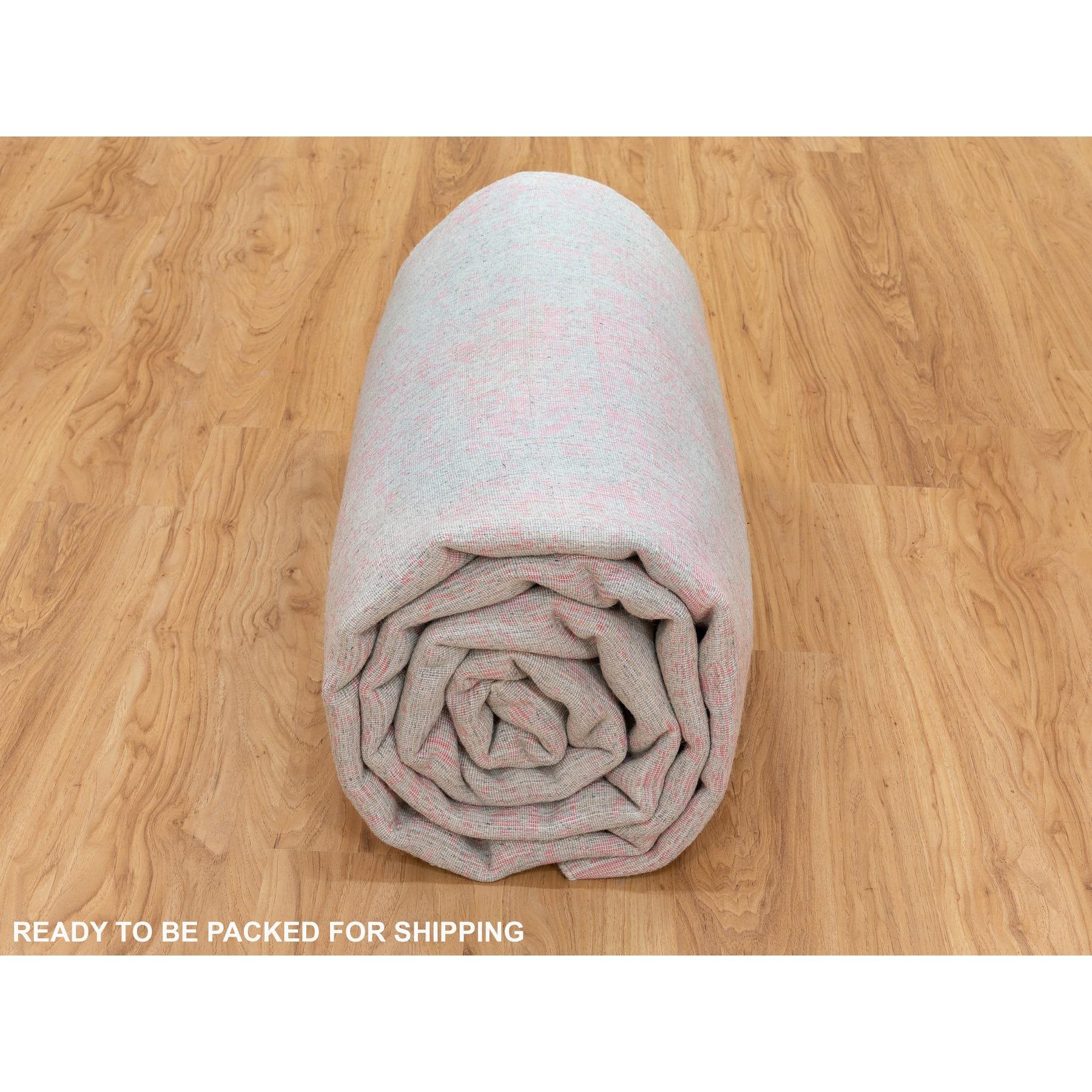 Tappeto orientale jacquard 9'x12' in lana e seta artistica con design all over lavorato a mano in vendita 2