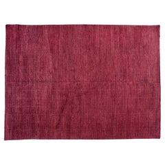 9x12 Wool Rug – Red Checked Design