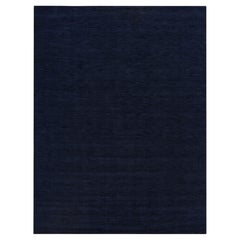 9
x12
Yankees Blue Plain Loom Knotted Wool and Plant Based Silk Oriental Rug