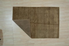9x12 Yara Brown Geometric Contemporary Hand Knotted Wool Carpet Rug