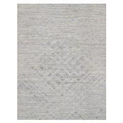 9
x12
1" Creme Weiß Modernes Design Handgeknüpft Ungefärbt Natürlicher Wollteppich