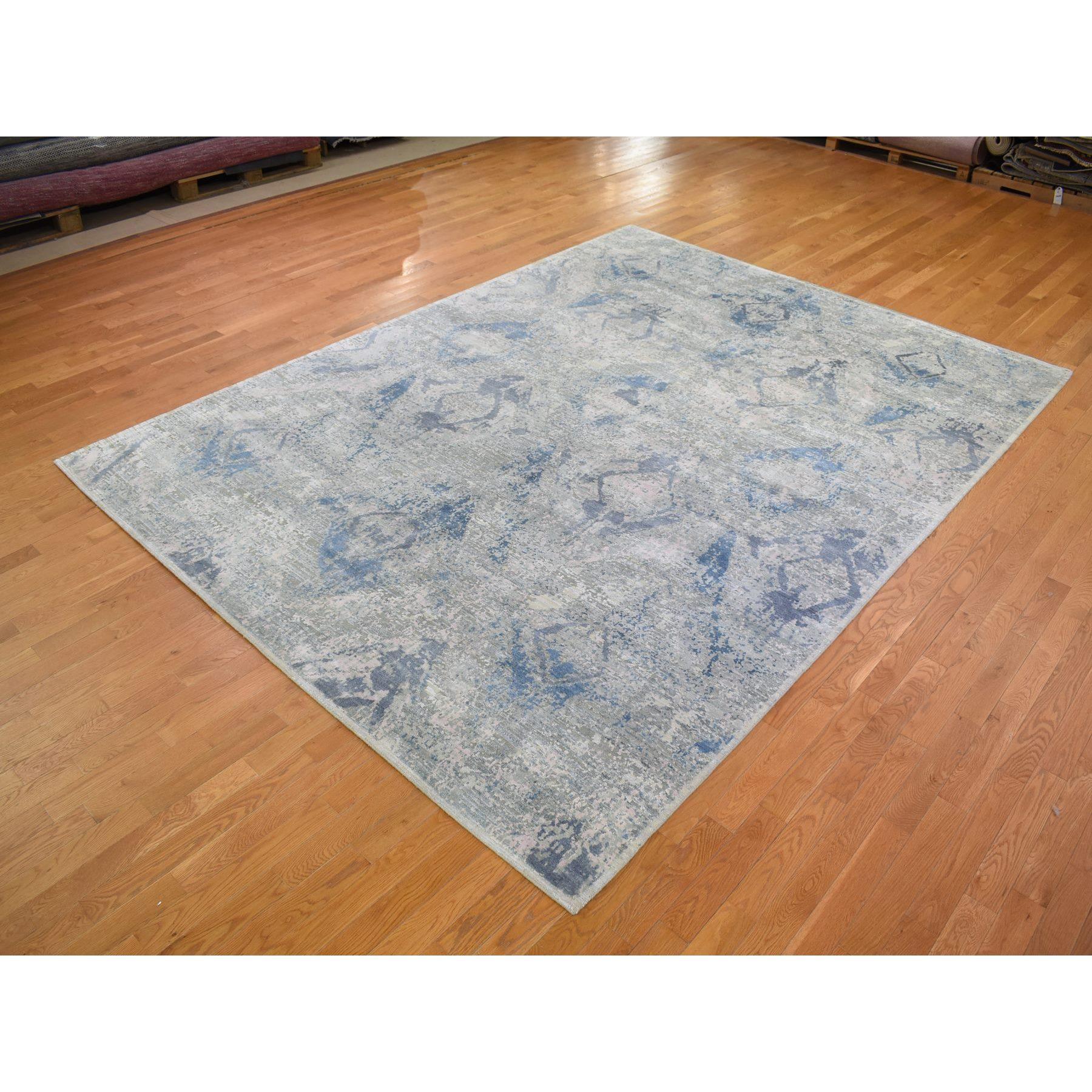 Hand-Knotted 9'x12'1
