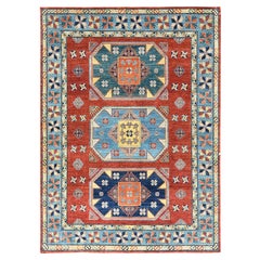 9'x12'2" Imperial Red Armenian Inspired Natural Wool Hand Knotted Oriental Rug