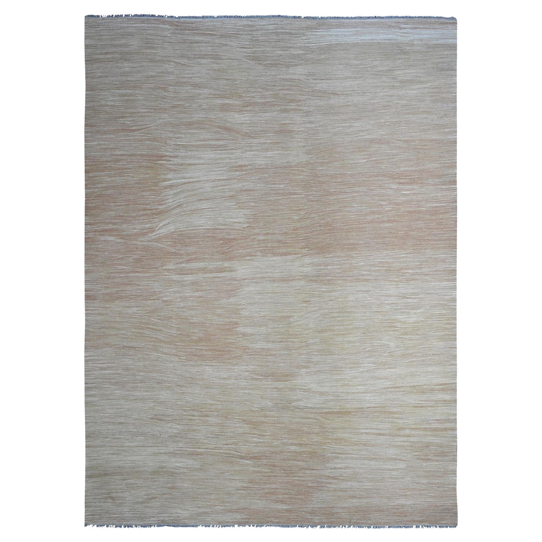 9
x12
2" Tumbleweed Brown Flat Weave Solid Design Kilim Hand gewebt alle Wolle Teppich