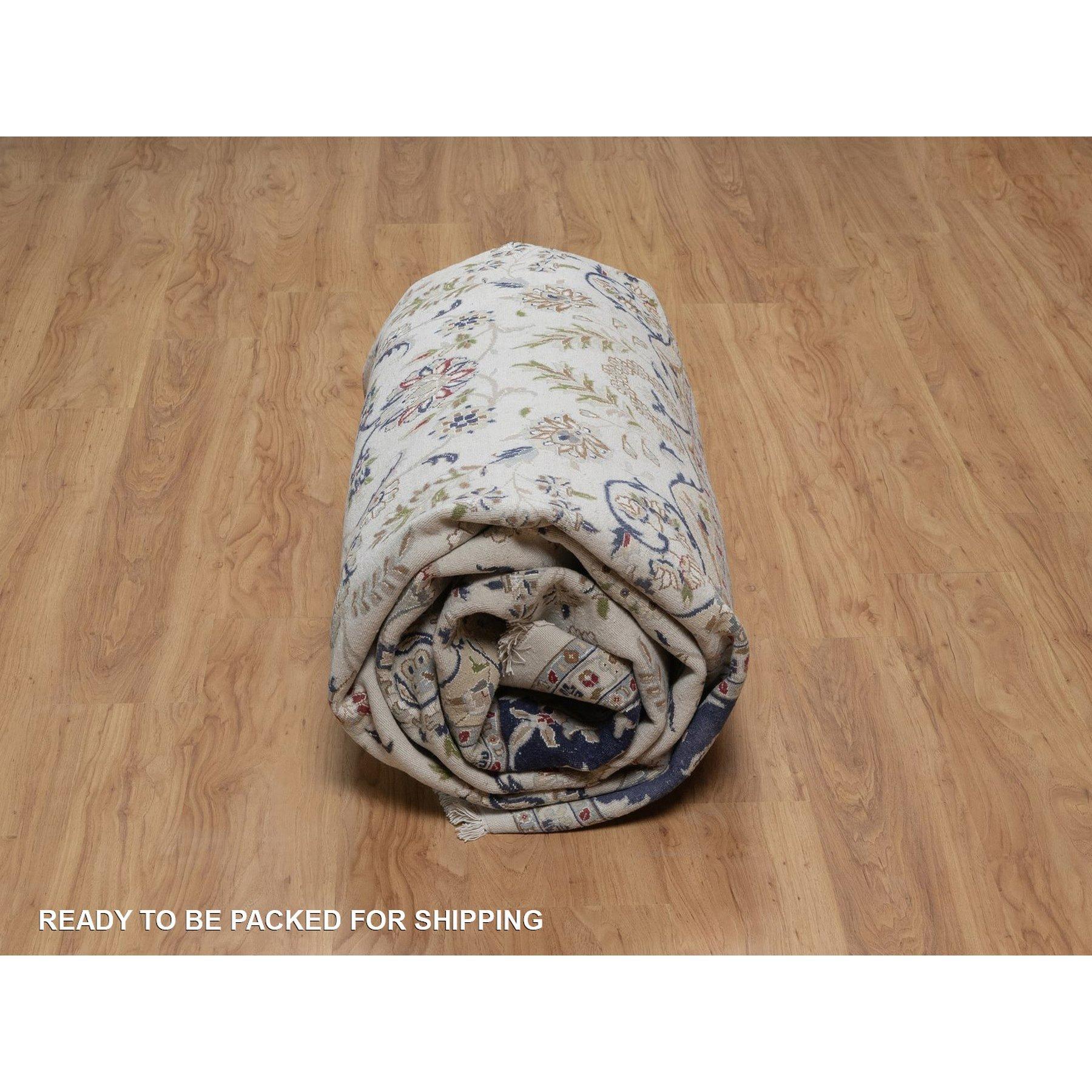 Tappeto in lana e seta annodato a mano 9'x12'3