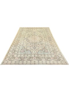 9x13 Hand Knotted Antique Turkish Oushak Rug