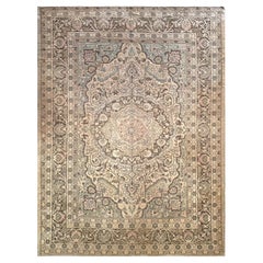 9x13 Hand Knotted Antique Turkish Oushak Rug