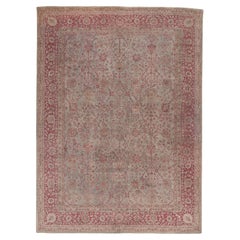 9x13 Handgeknüpfter antiker türkischer Sparta-Teppich