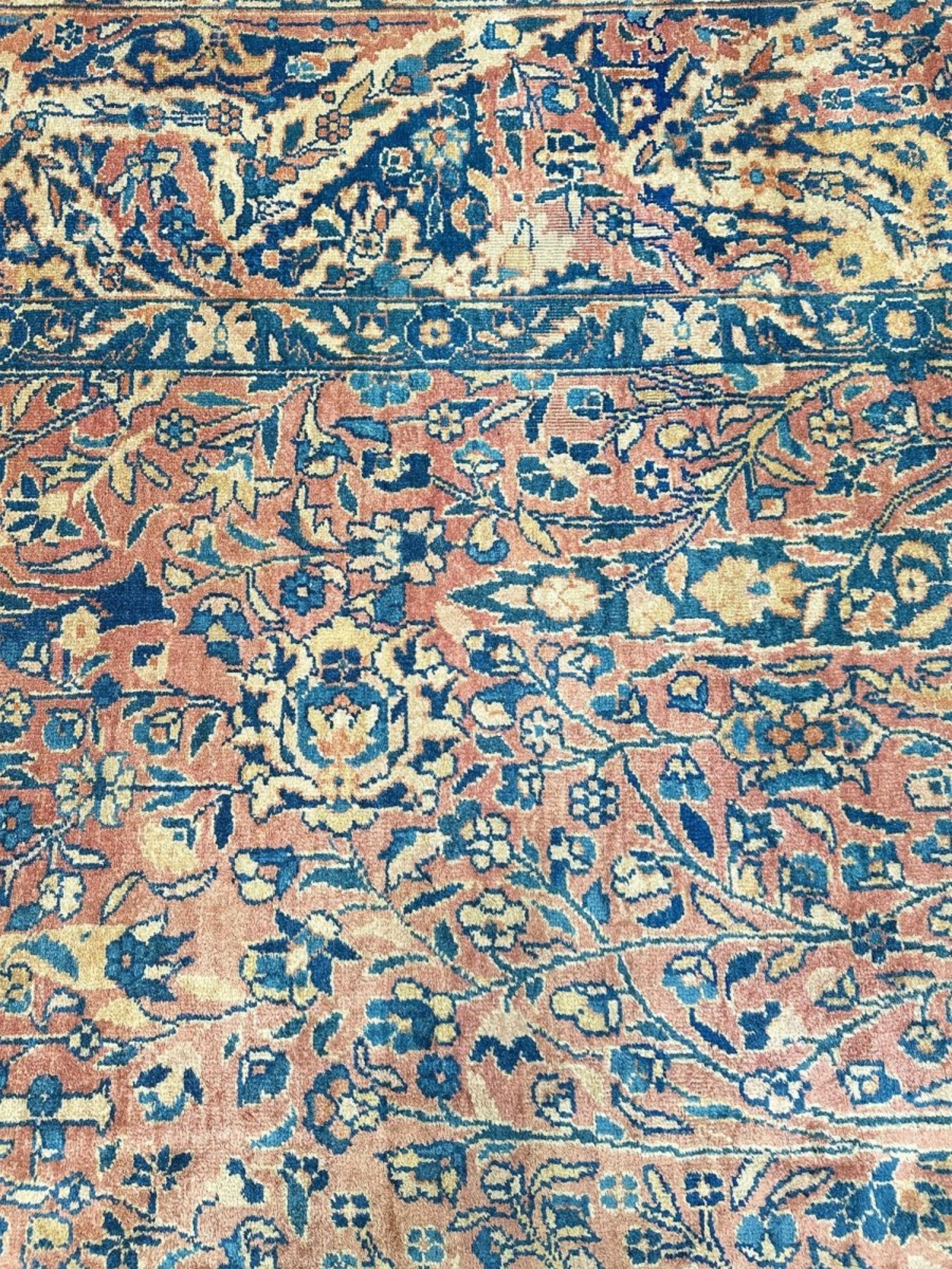 9x18 Handgeknüpfter antiker türkischer Sivas-Teppich im Angebot 3