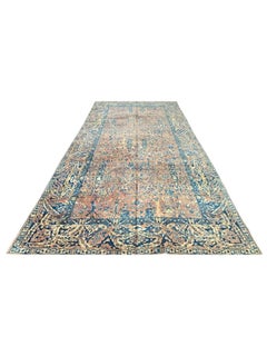 9x18 Hand Knotted Antique Turkish Sivas Area Rug