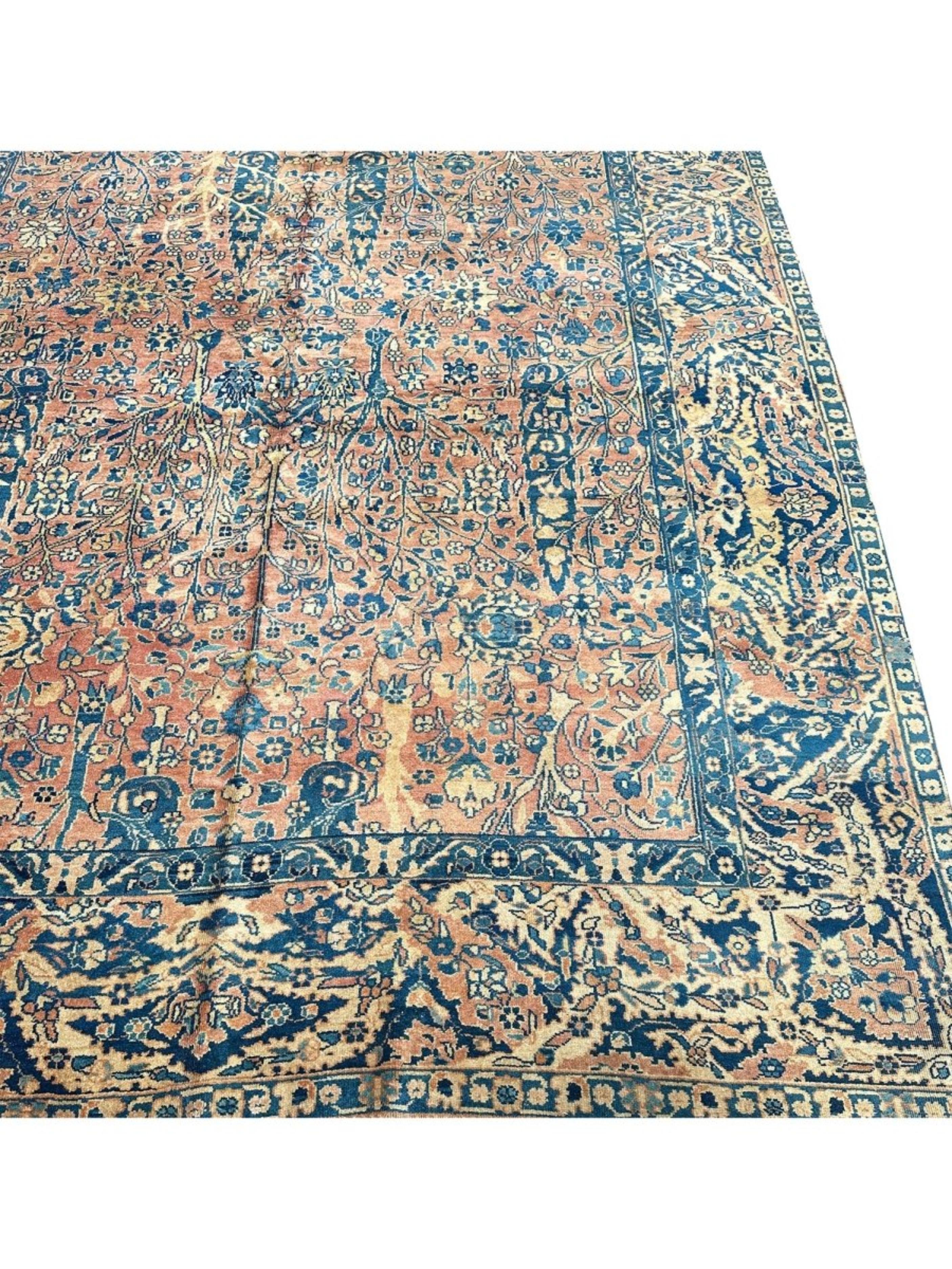 9x18 Handgeknüpfter antiker türkischer Sivas-Teppich (Sonstiges) im Angebot