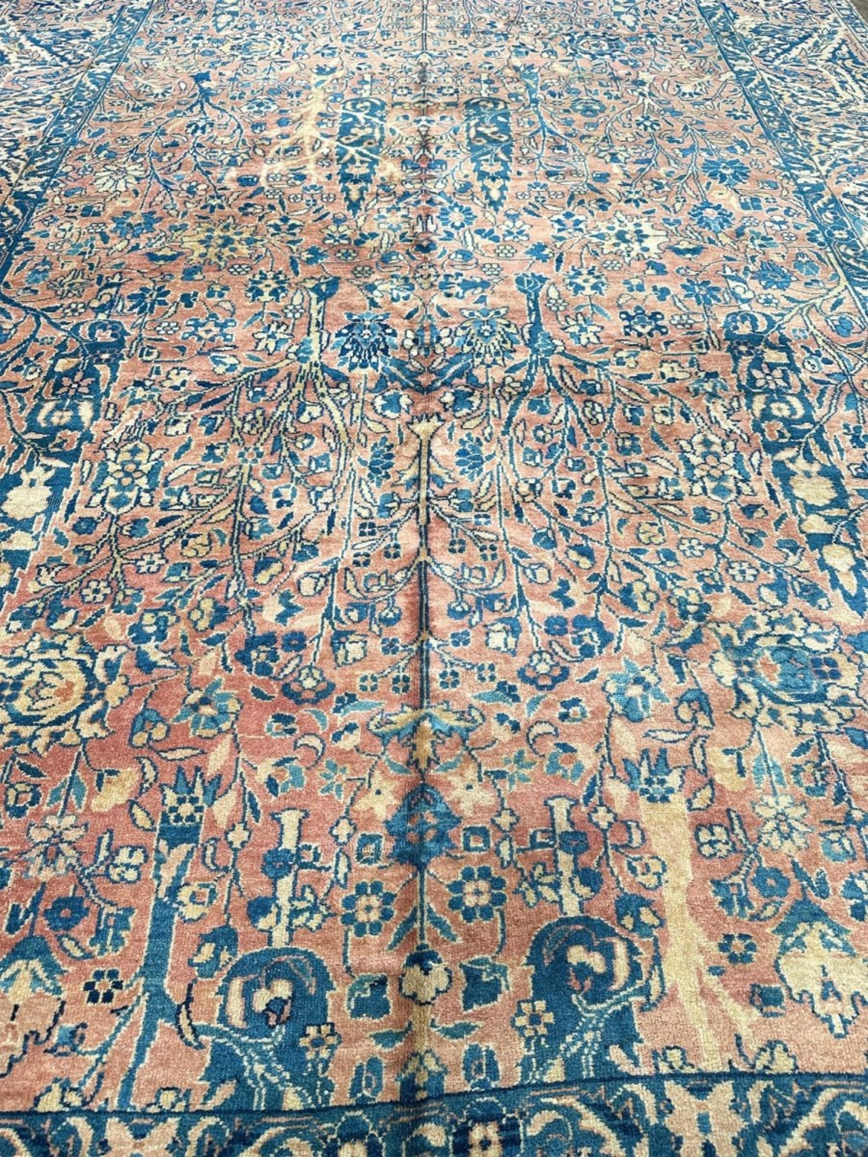 9x18 Handgeknüpfter antiker türkischer Sivas-Teppich (Türkisch) im Angebot