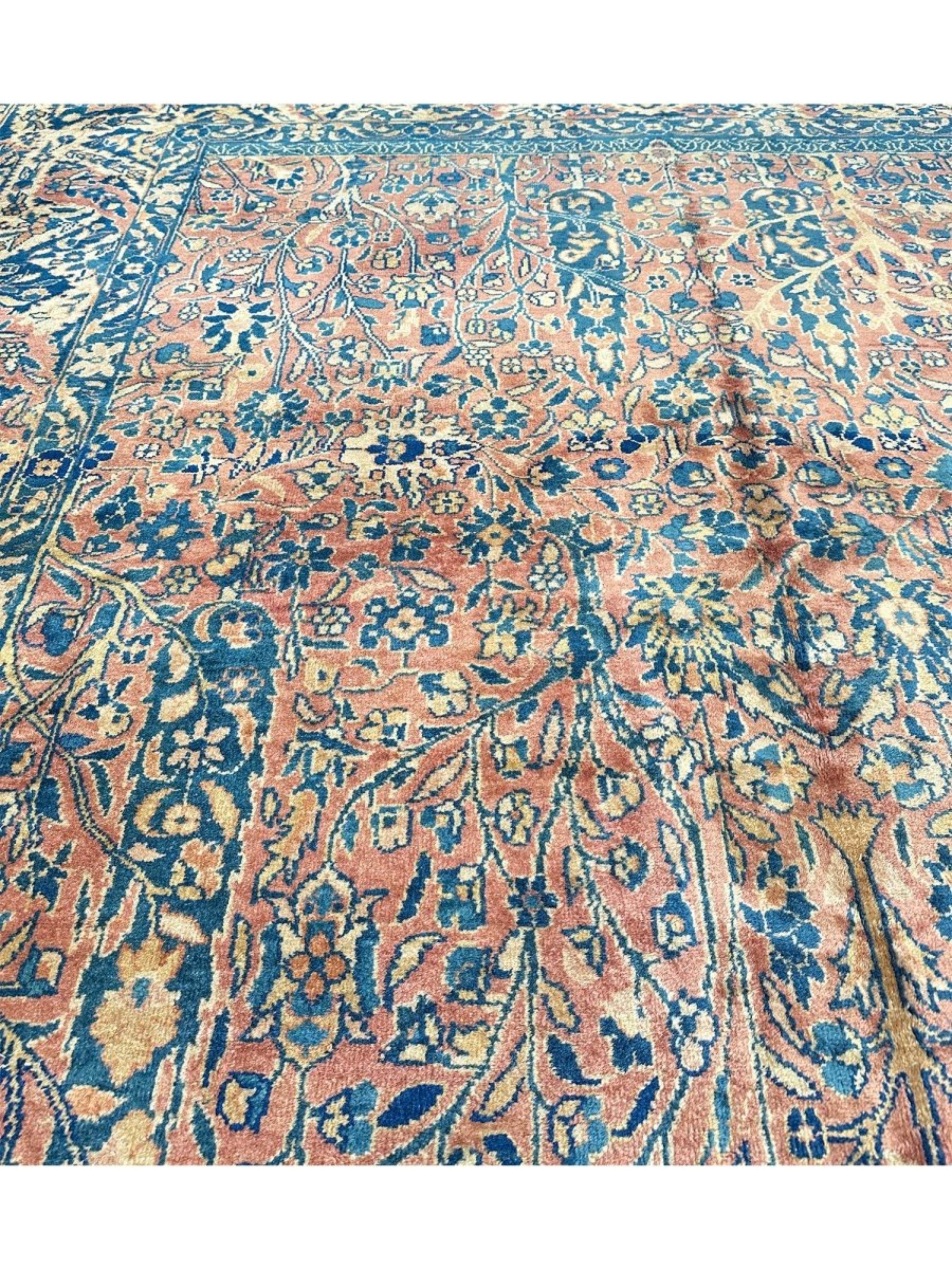 9x18 Handgeknüpfter antiker türkischer Sivas-Teppich im Angebot 1