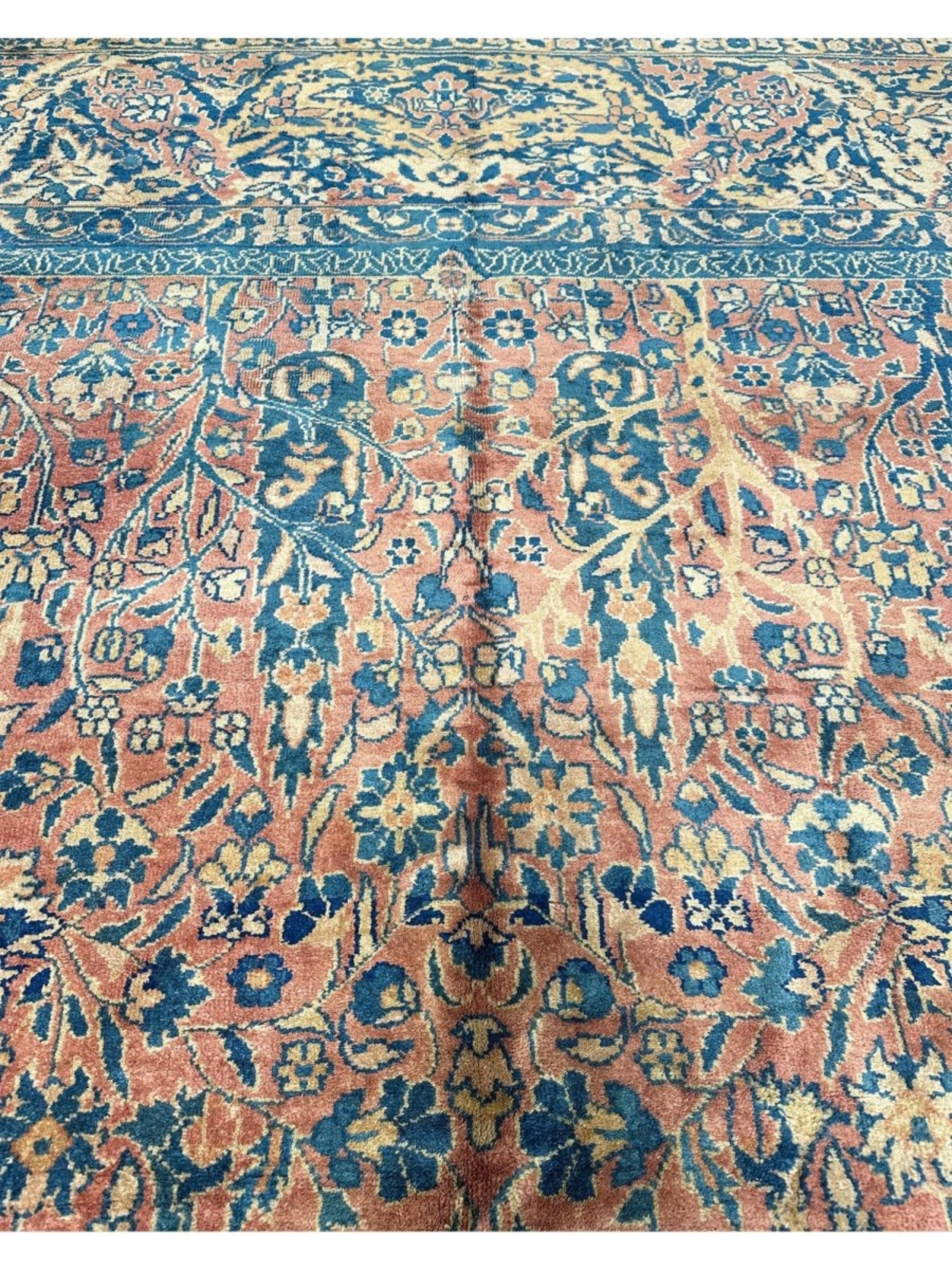 9x18 Handgeknüpfter antiker türkischer Sivas-Teppich im Angebot 2