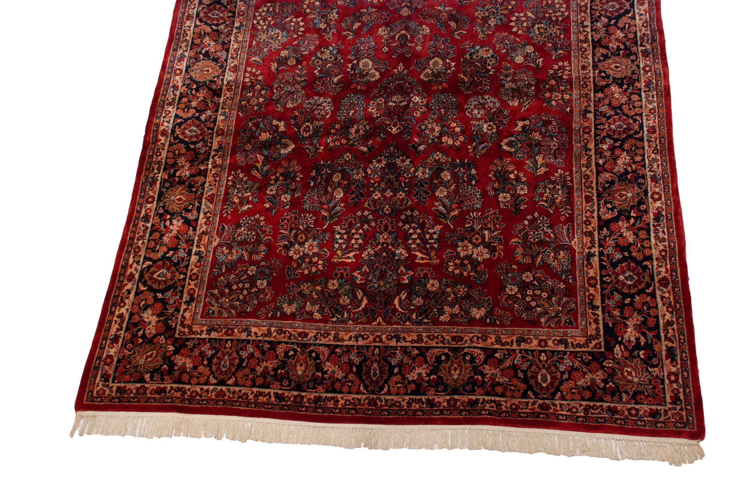 Vintage American Sarouk Carpet For Sale 2