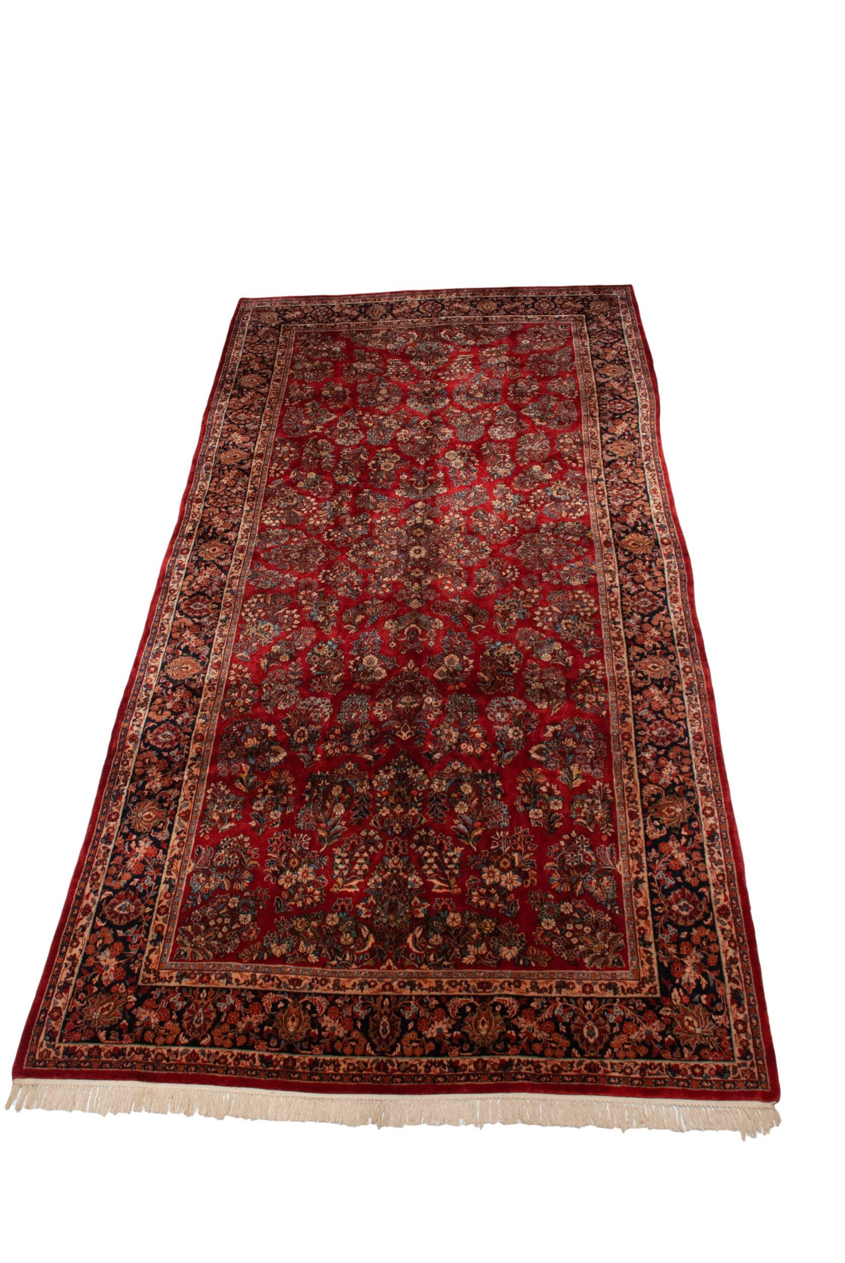 Vintage American Sarouk Carpet For Sale 4