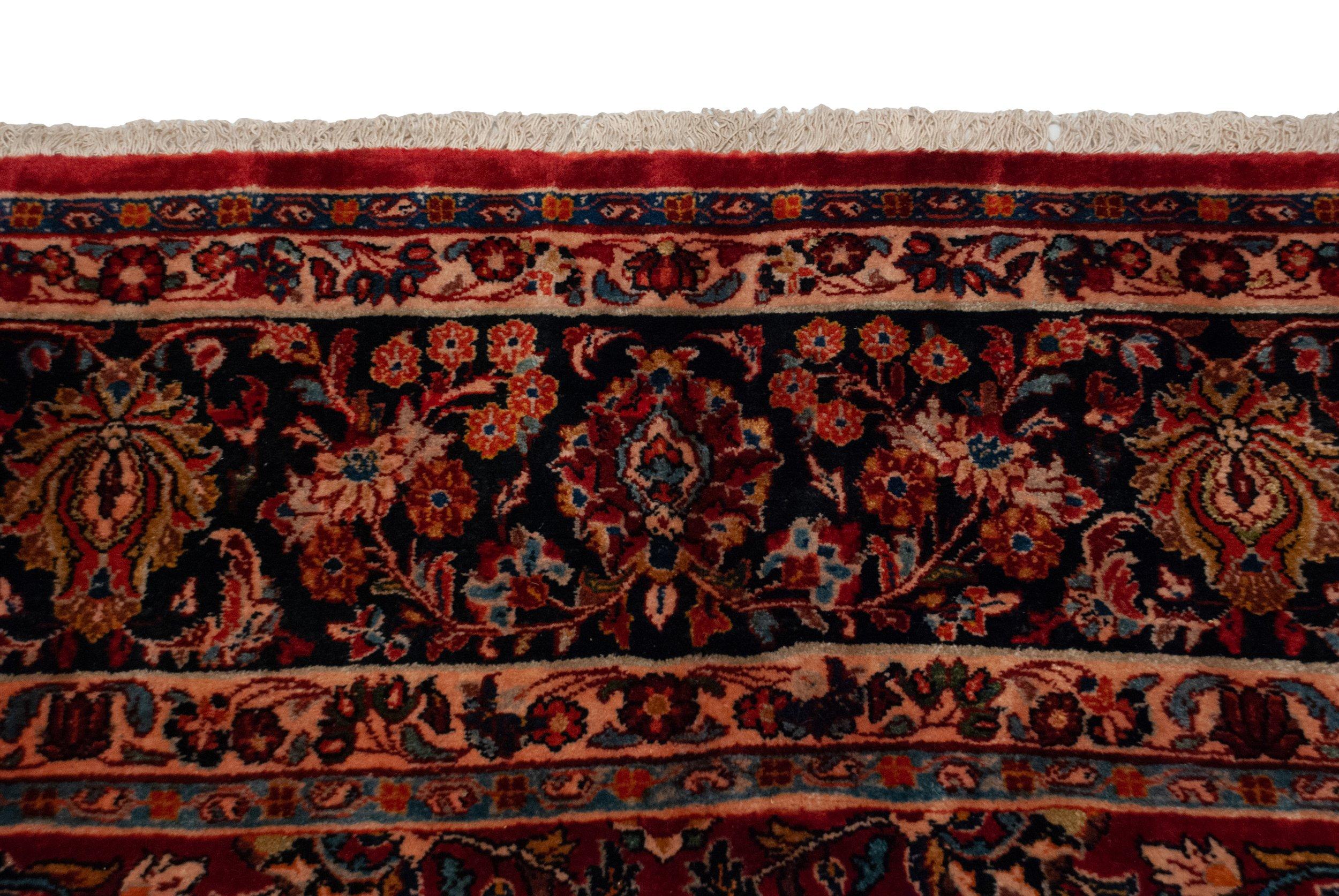 Sarouk Farahan Vintage American Sarouk Carpet For Sale