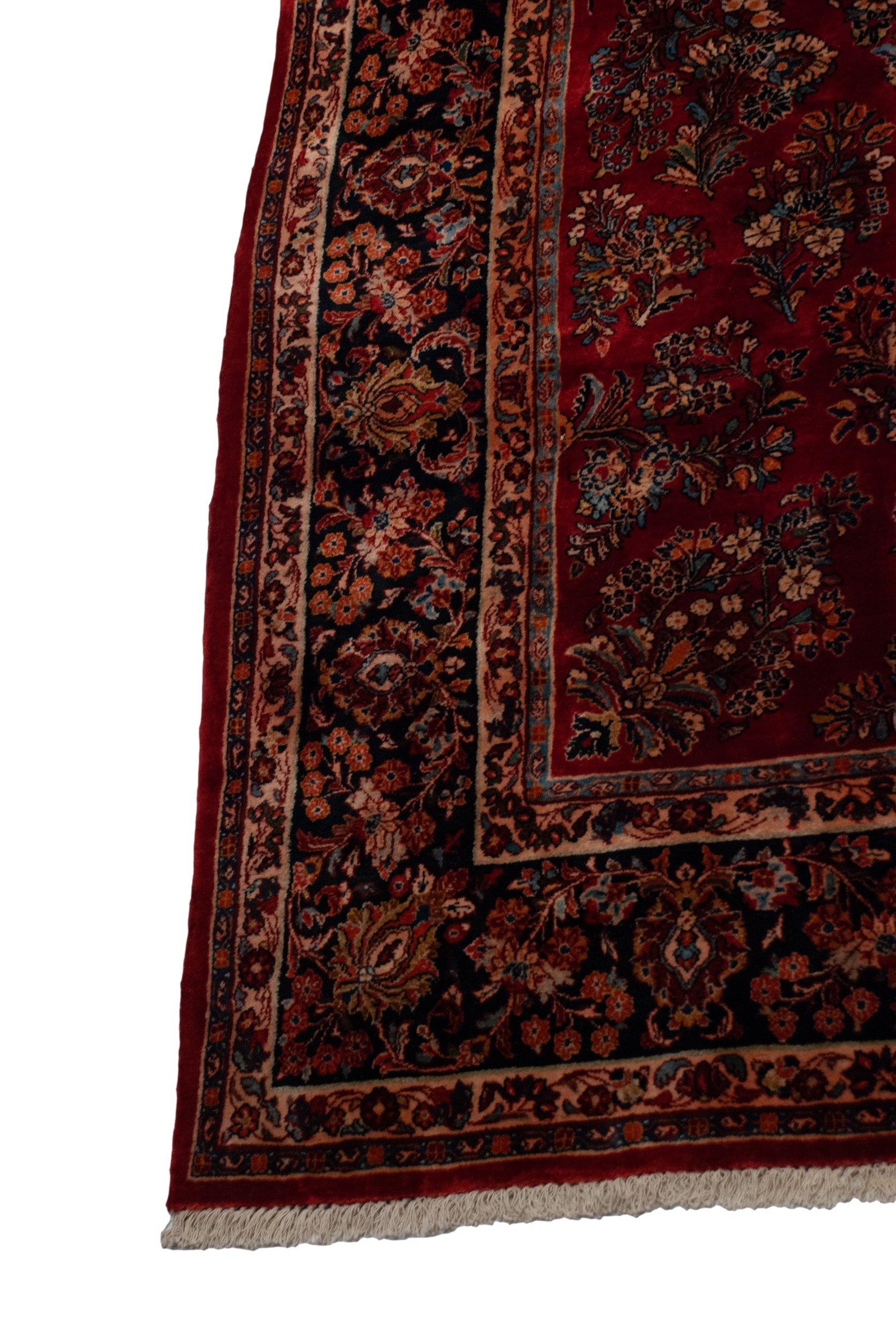 Persian Vintage American Sarouk Carpet For Sale