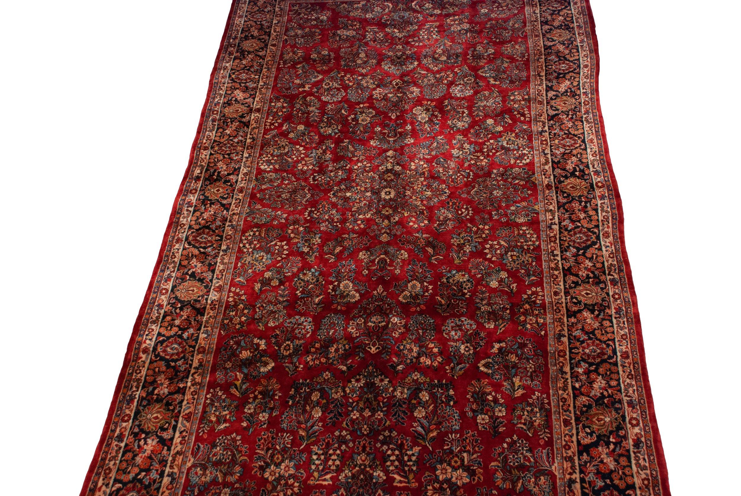 Vintage American Sarouk Carpet For Sale 1