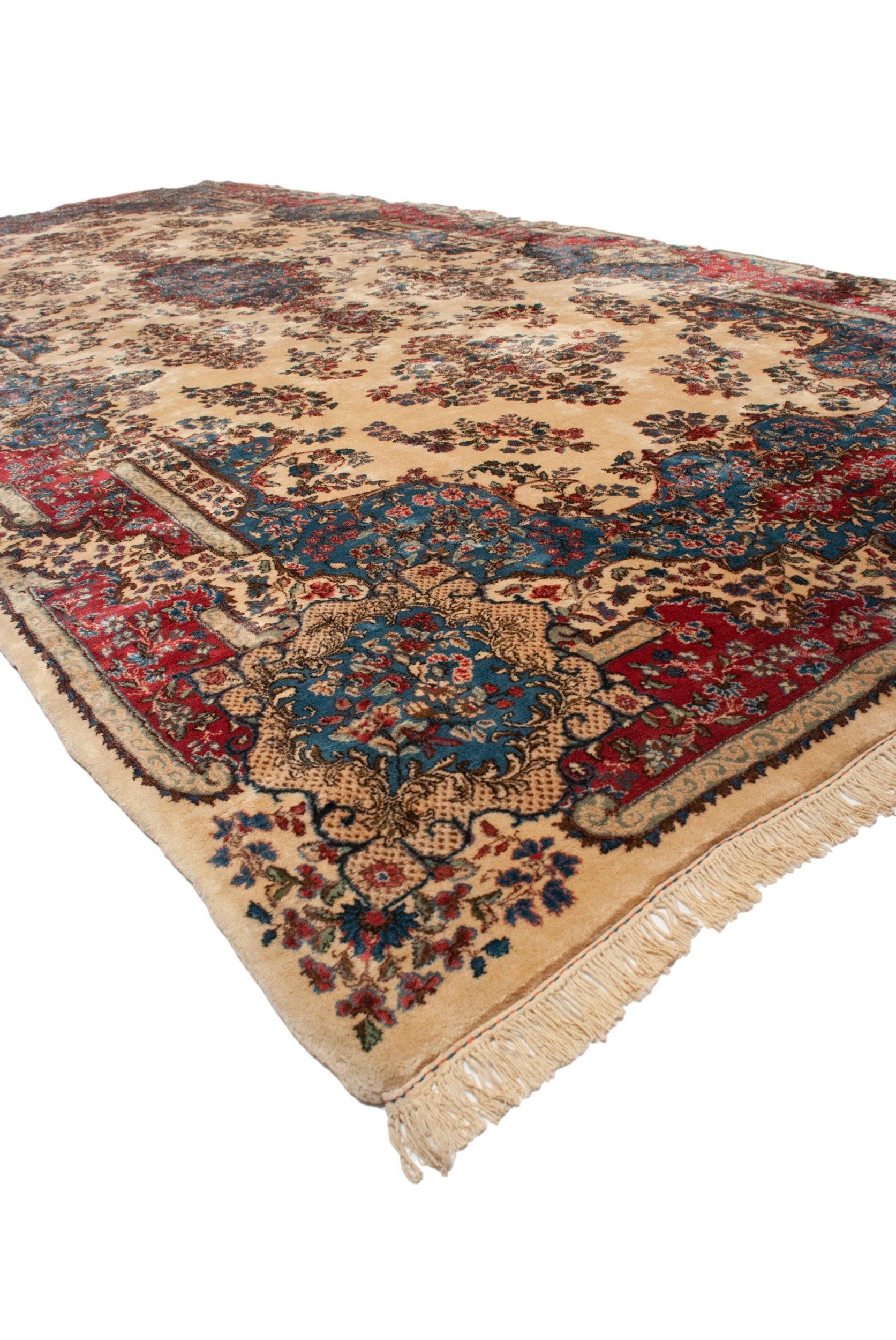 Vintage Kerman Carpet For Sale 2