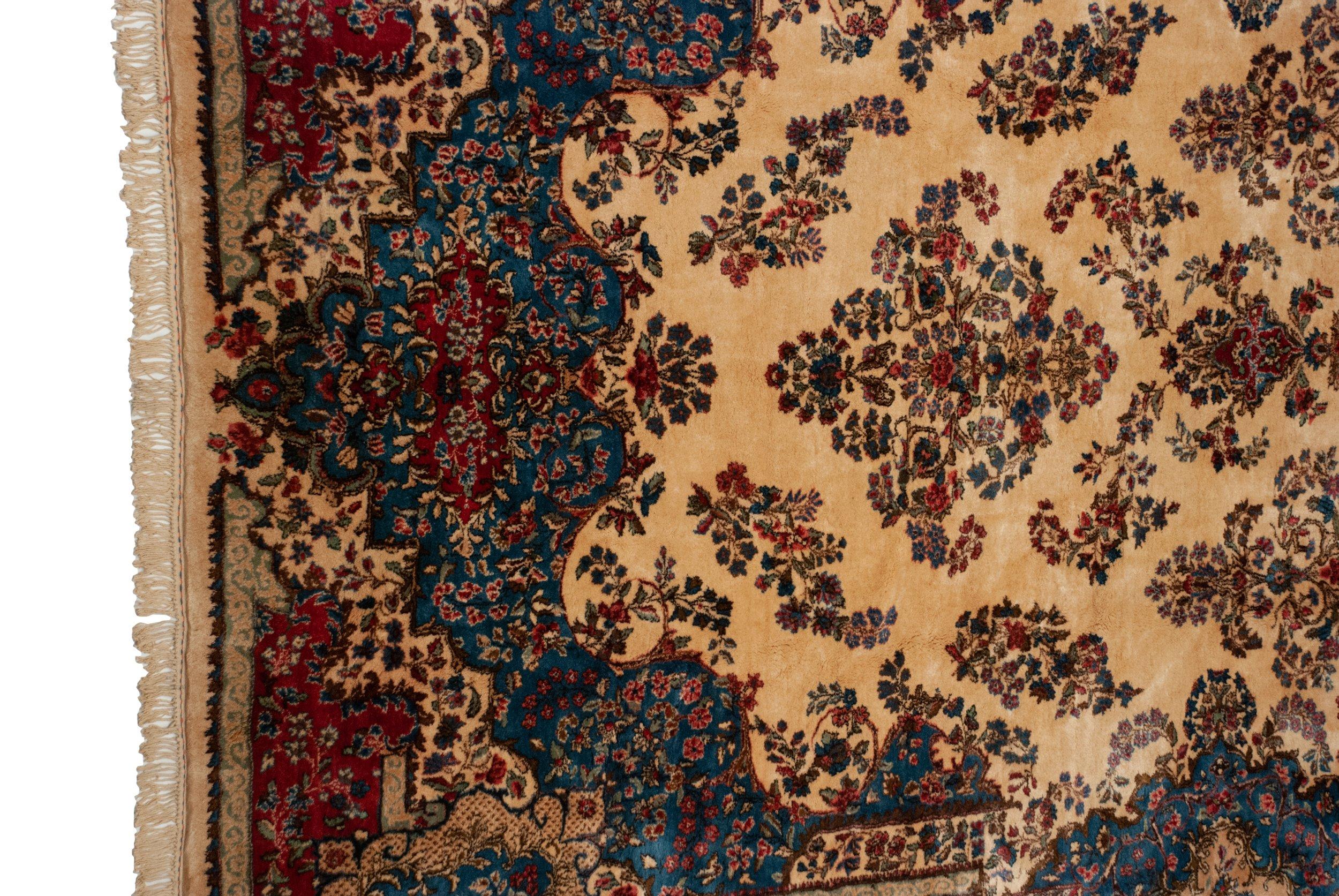 Vintage Kerman Carpet For Sale 5