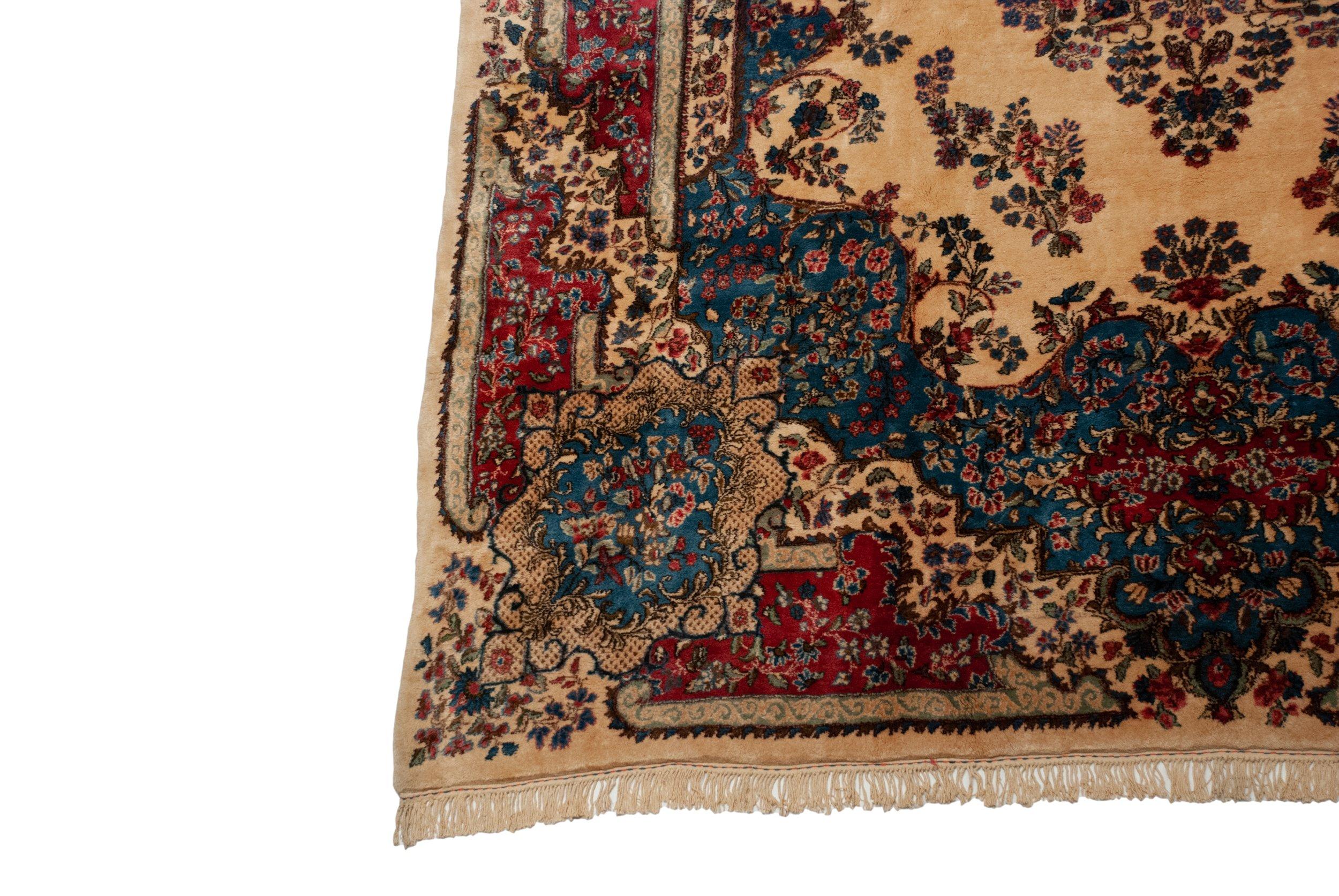 Vintage Kerman Carpet For Sale 7