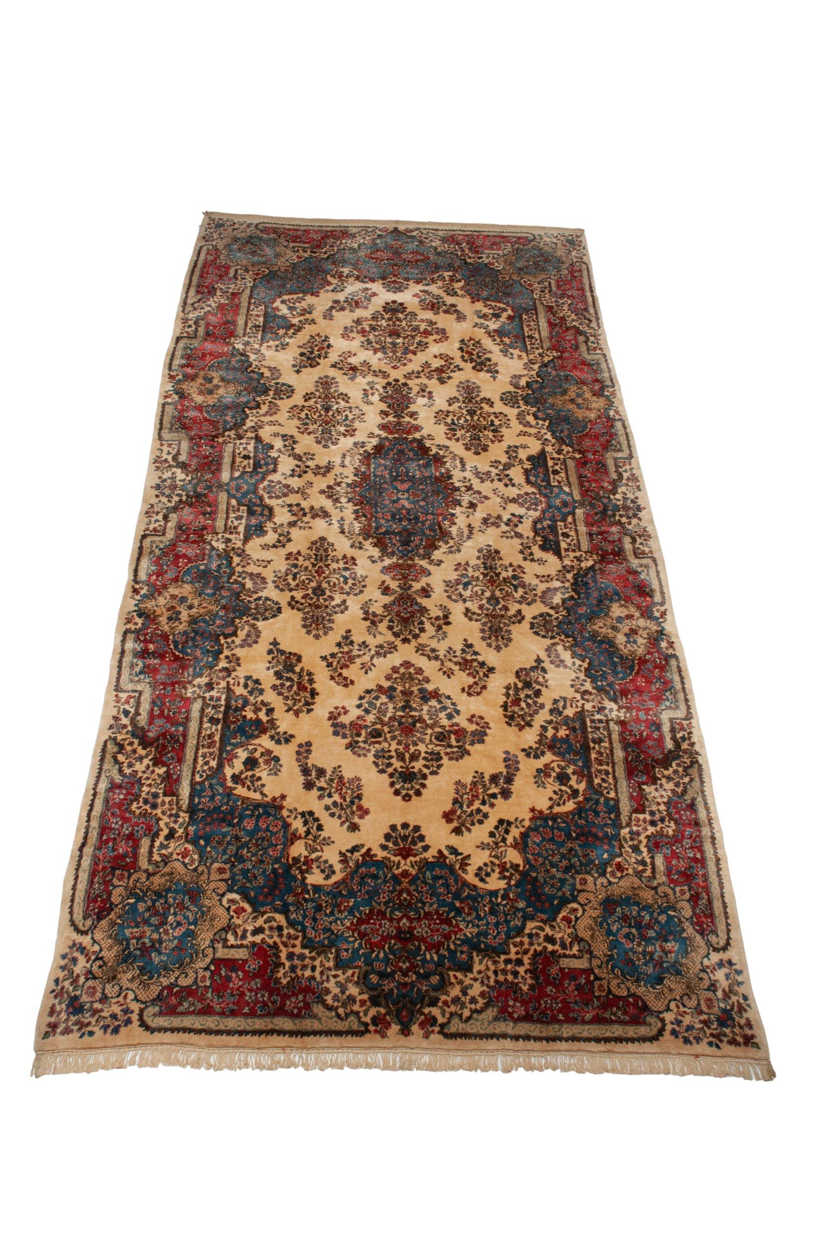 Vintage Kerman Carpet For Sale 10