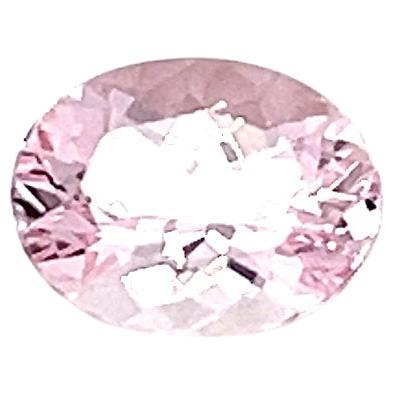 Gema suelta de Morganita rosa natural con talla facetada ovalada de 9x7mm Grado AA+ Morganita en venta