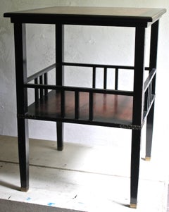 A. & H. Lejambre American Aesthetic Movement Tiered Square Table