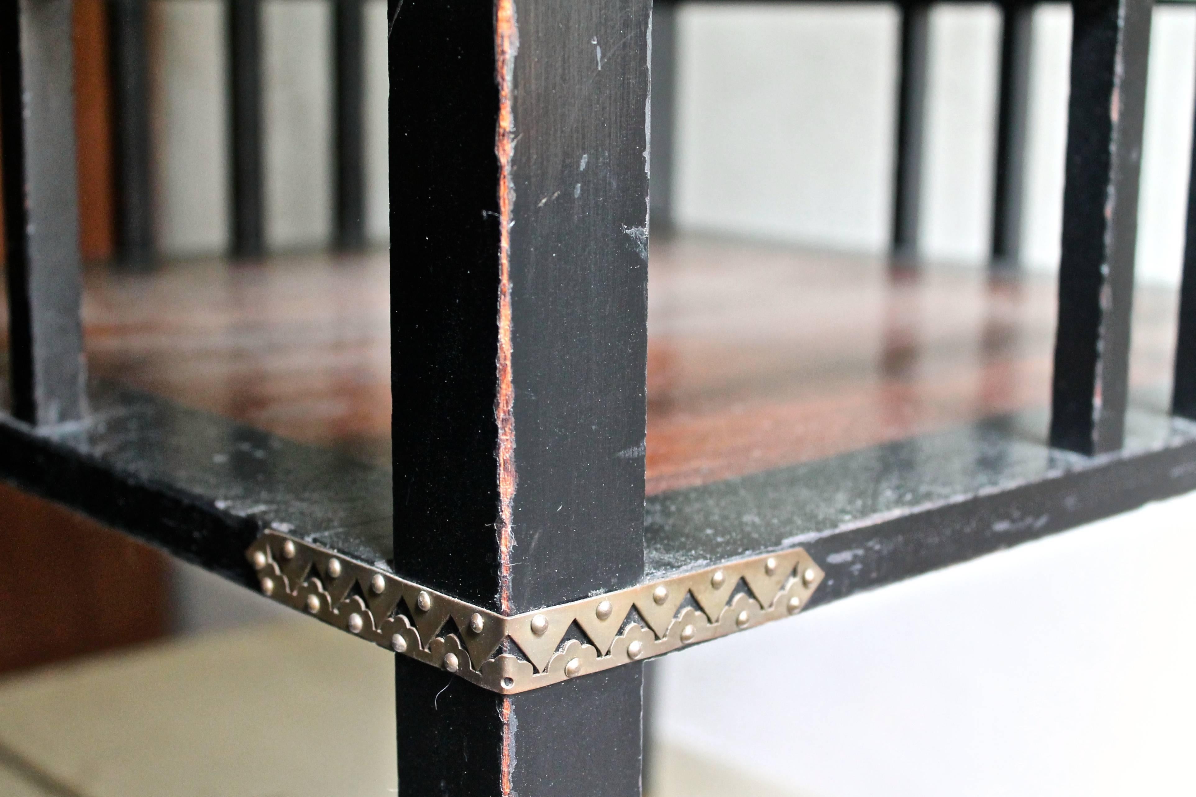 Late 19th Century A. & H. Lejambre American Aesthetic Movement Tiered Square Table For Sale