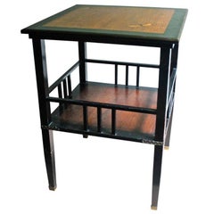 A & H Lejambre American Aesthetic Movement Tiered Square Table