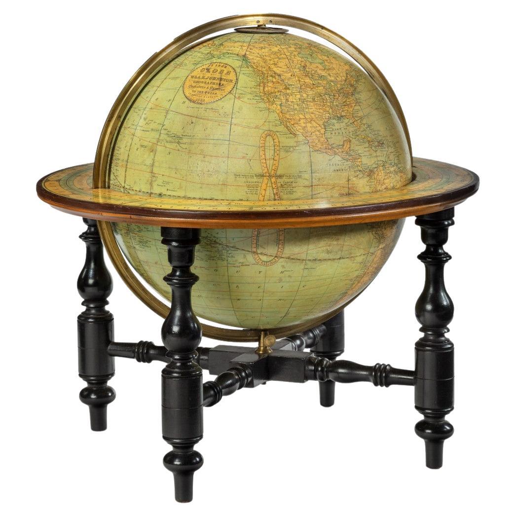 Globe by W & AK Johnston, Dated 1888