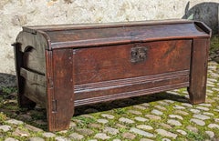 A 16th Century Boarded Oak Clamp-front Chest Or Ark, Welsh Borders, Circa 1550