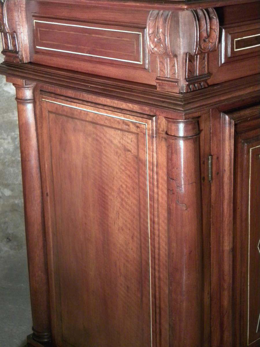 18th Century and Earlier A 16th Century Renaissance Cavred Walnut Buffet Loire Valley For Sale